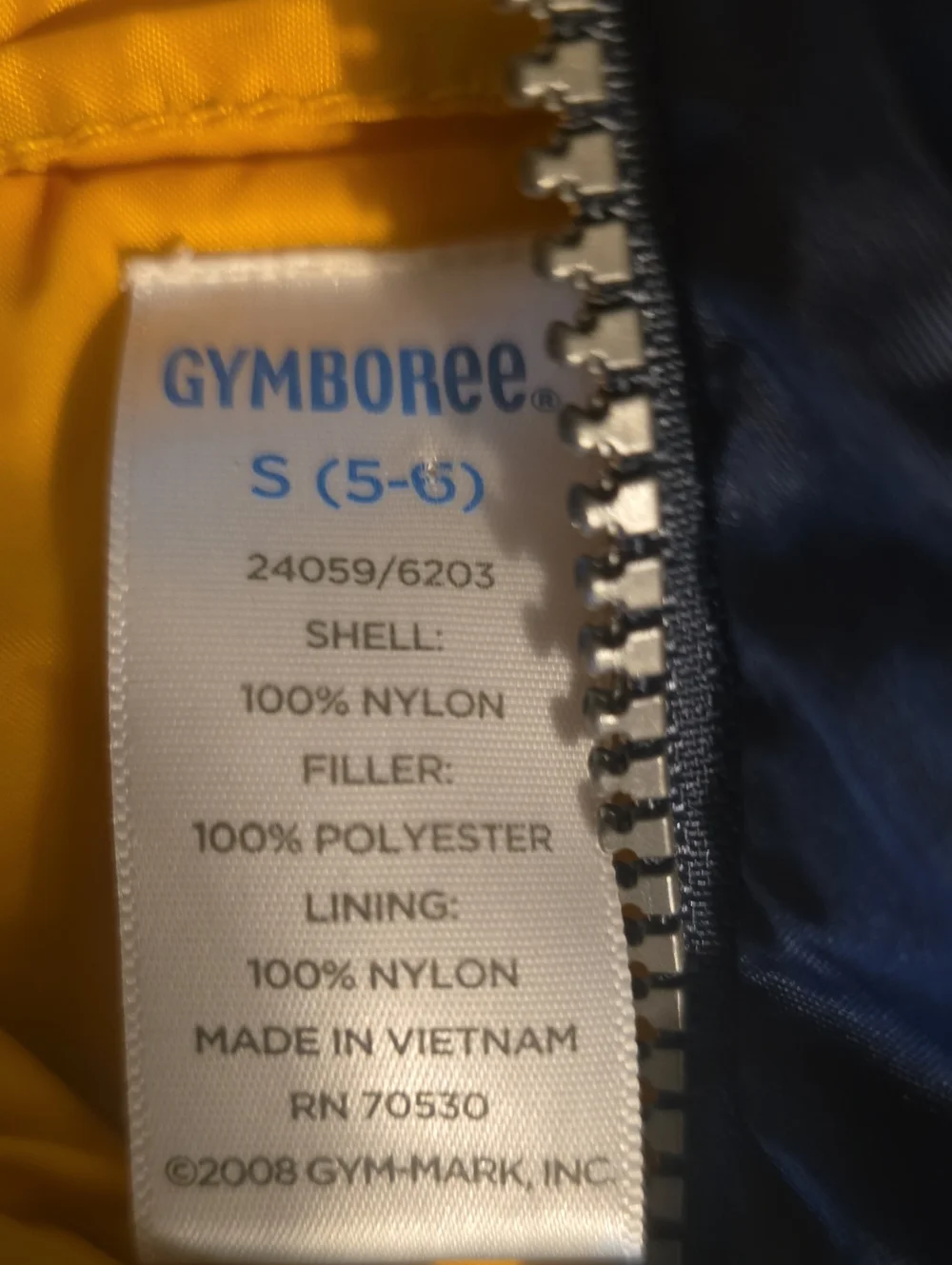 Gymboree boys puffy